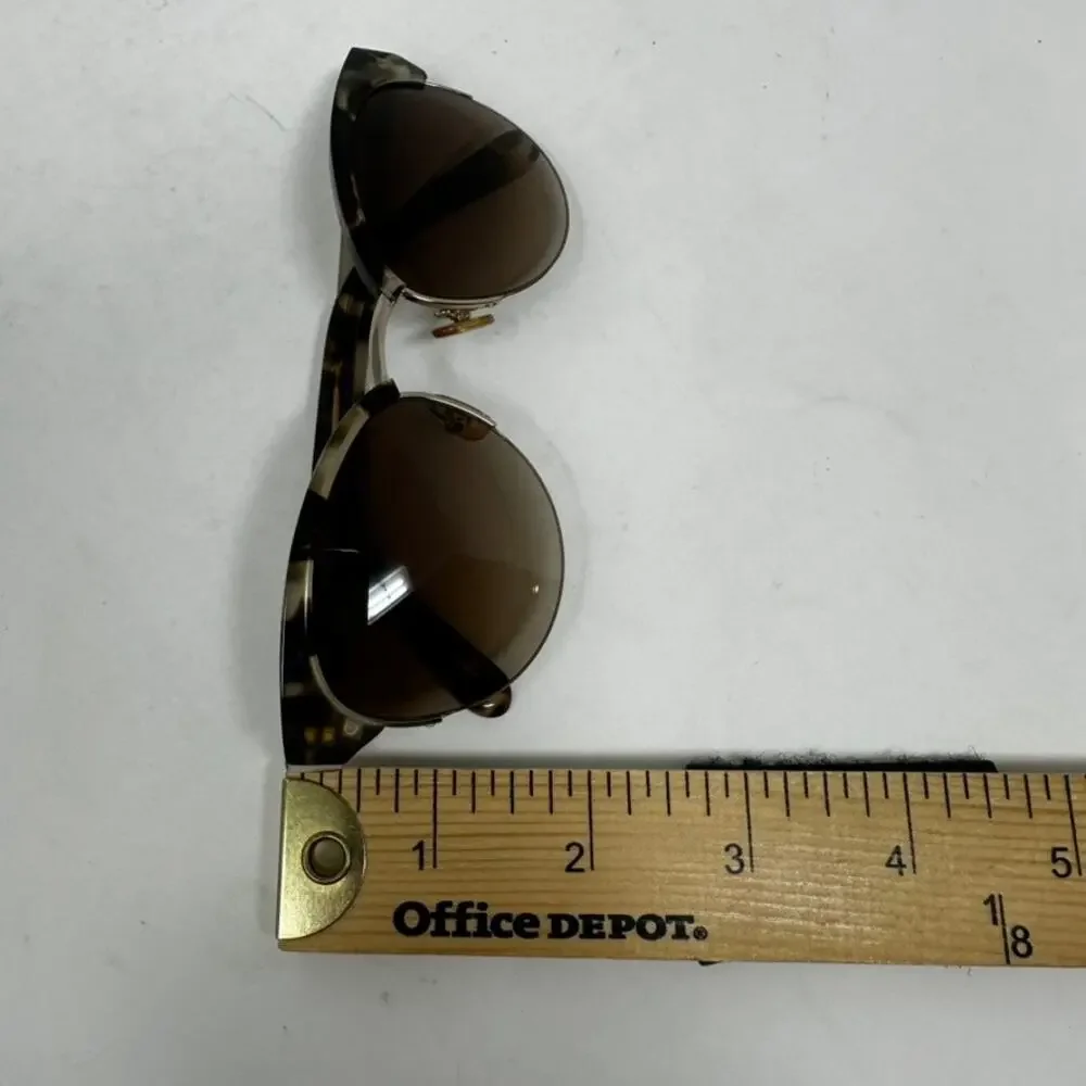Kate Spade Women's Dark Glasses Cat Eye Tortoise Shell With Case Summer Style